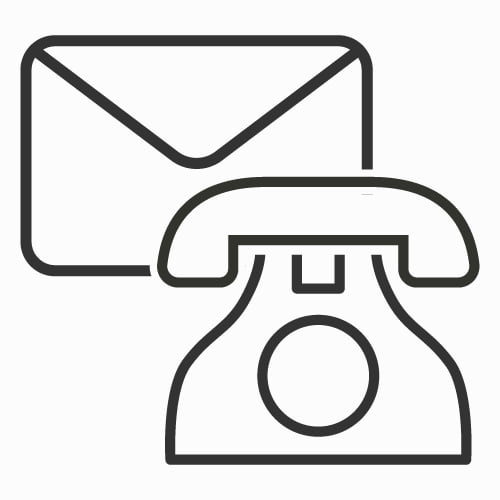 メールと電話のアイコン