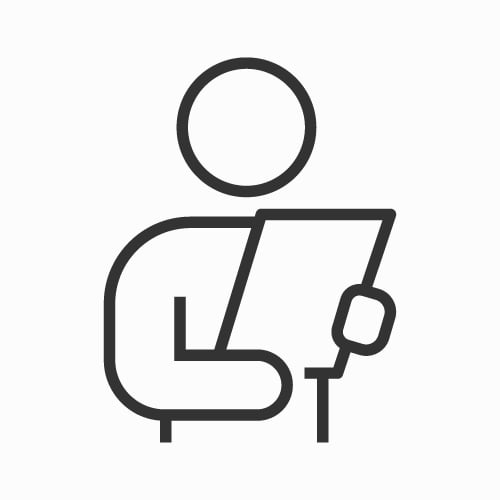 書類を持つ人のアイコン